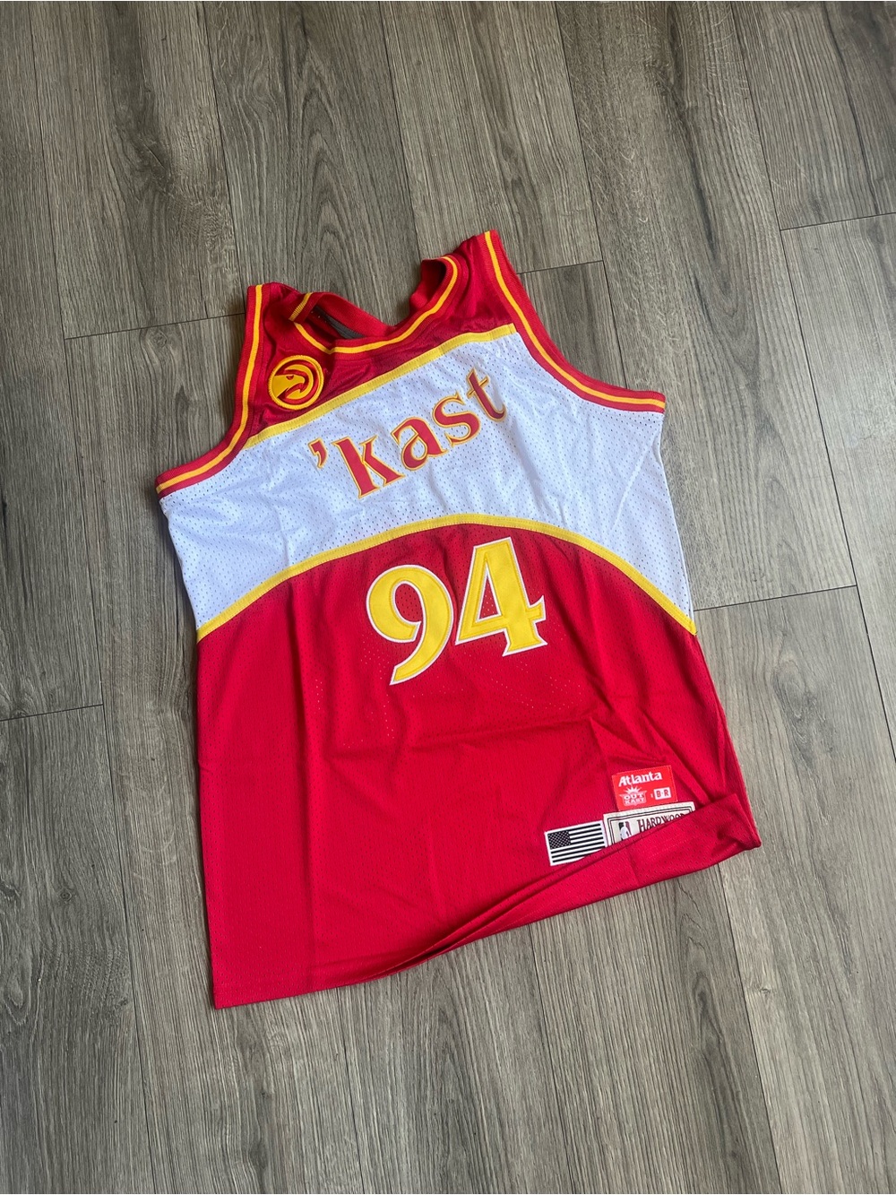 MENS OUTKAST DUNGEON FAMILY ATLANTA HAWKS JERSEY M